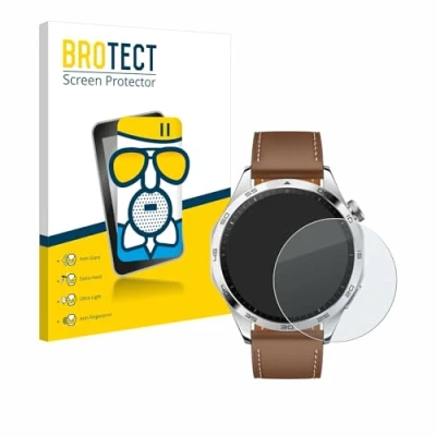 Abbildung von BROTECT Entspiegelungs Schutzglas für Huawei Watch GT 4 (46mm) Schutz Folie Panzerfolie Glas Matt [Extrem Kratzfest 9H, Anti Reflex]