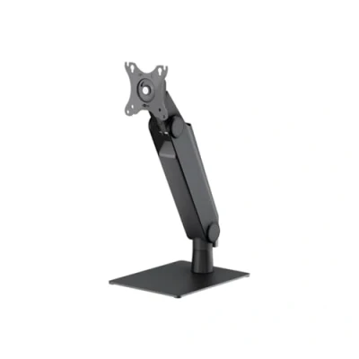 Abbildung von goobay Freistehende Tisch Monitorhalterung für Monitore von 17 bis 32 Zoll (43 81 cm), max. 8 kg, vollbeweglicher Tischständer, VESA 75/100mm, schwarz, 70821