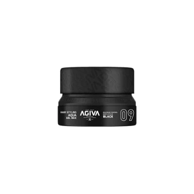 Abbildung von Agiva Hair Styling Aqua Gel Wax 09 Black 155ML