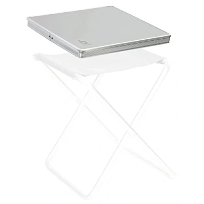 Abbildung von Campingtisch Platte Tablett Falthocker Campinghocker Angler Sitz Auflage Alu