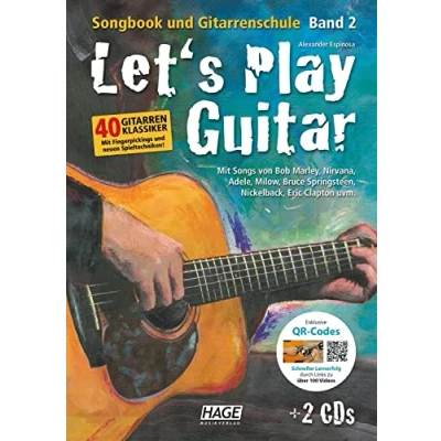Abbildung von HAGE Musikverlag Let&#039;s Play Guitar Volume 2 with DVD and CDs