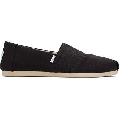 Abbildung von TOMS Alpargata Vegan Slipper black, Damen, Größe: 43.5, Black Baumwolle