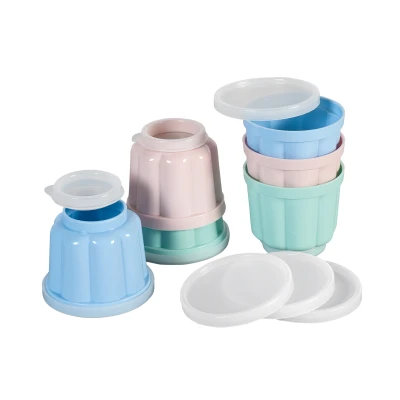 Abbildung von Dr. Oetker Kaltspeisenform 6x Puddingförmchen 1799 Puddingform Dessertform Retro