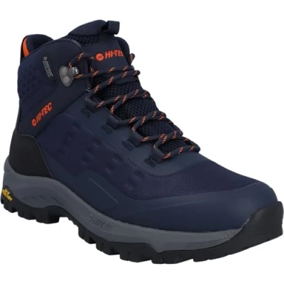 Abbildung von HI TEC Storm Expedition Sport WP Hikingschuh, Herren, Größe: 46, Navy/orange Schuhe
