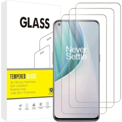 Abbildung von Jinyunlai Panzer Schutz Glas für OnePlus N10 5G Panzerglas, HD Displayschutzfolie, 9H Härte Schutzglas Schutzfolie, Frei von Kratzern, Ultra klar Panzerfolie 3 Stück