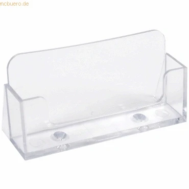 Abbildung von Exacompta Visitenkartenständer 3,4x10,2x4,7cm glasklar