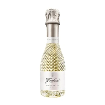 Abbildung von Freixenet Prosecco DOC Extra Trocken (1 x 0,2 l) frisch fruchtiger Spumante aus Venetien in eleganter Kleinflasche mit edler Diamantoptik, ideal für unterwegs, zum Verschenken