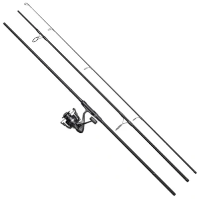 Abbildung von DAM Fishing Karpfenrute SET Tele Karpfenset Profi &quot;Charger Carp FD Combo&quot; 3,60m, Schwarz Design