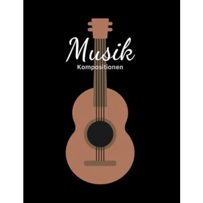 Abbildung von Notenheft Musik Kompositionen: ca. A4, Notenblätter und karierte Blätter für Kompositionen Texte Musiker, Songwriter, Komponisten