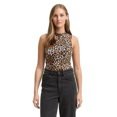Abbildung von TOM Tailor Denim Top, Damen, Größe: XS, Leo print