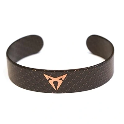 Abbildung von Seat 6H1050850CKCP Armband Carbon Kupfer Band Armreifen, mit Cupra Logo, Größe L (66mm)