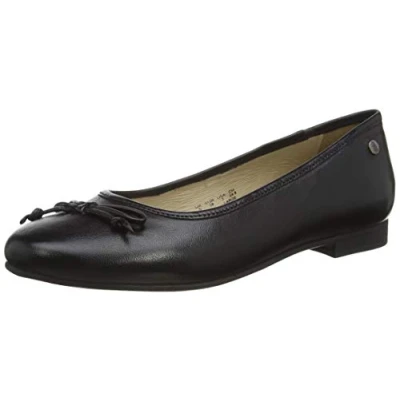 Abbildung von Hush Puppies Damen Naomi Geschlossene Ballerinas, Schwarz (Black Black), 39 EU