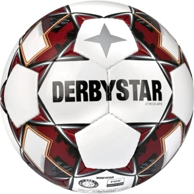 Abbildung von Derbystar Atmos APS Fußball, Herren, Größe: 5, Weissschwarzrot