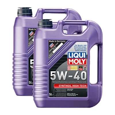 Abbildung von 2x LIQUI MOLY 1307 Synthoil High Tech 5W 40 Motoröl Vollsynthetisch 5L