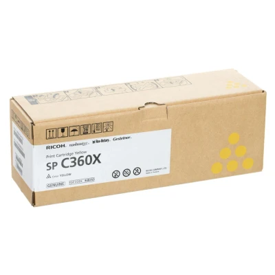 Abbildung von Ricoh 408253 (SP C361) Gelb Toner Extra hohe Kapazität