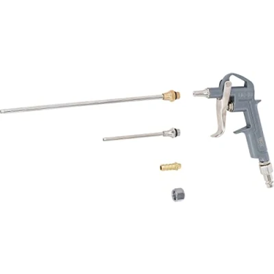 Abbildung von BGS 3215 Druckluft Ausblaspistole Alu Druckguss mit 3 Düsen 25 100 200 mm Druckluftpistole