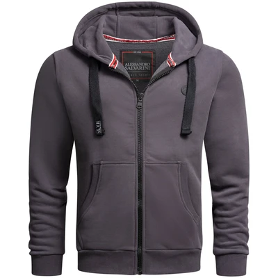 Abbildung von Alessandro Salvarini Sweatjacke &quot;ASLomborio&quot;, warme Kapuzenjacke