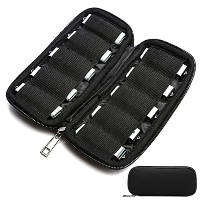 Abbildung von Aufbewahrungstasche Storage Bag für USB Sticks,USB Stick Tasche Klein, Electronic Accessories Organizer Case for Sticks/Speicherstick/USB Flash Laufwerk/USB Speicher