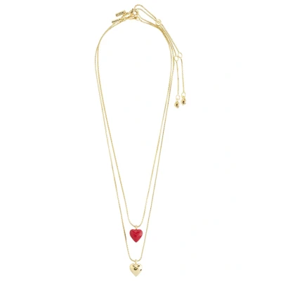 Abbildung von Pilgrim Maeve Necklace SET Halskette goldcolored, Damen, Größe: One Size, Gold colored