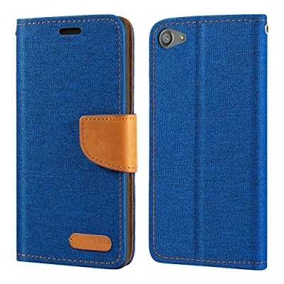 Abbildung von Sony Xperia Z5 Compact Hülle, Oxford Leder Wallet Case mit Soft TPU Back Cover Magnet Flip für