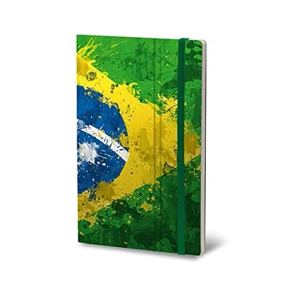 Abbildung von Notebook Stifflex 13x21cm 192 Seiten Brasil 10 1 Stk.