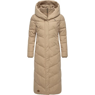 Abbildung von Ragwear Steppmantel &quot;Natalka Extralong&quot;, Gesteppter Damen Mantel mit Kapuze