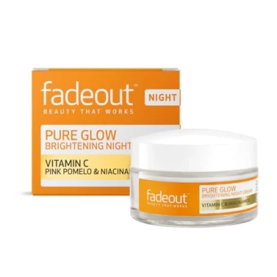 Abbildung von Fade Out Pure Glow Brightening Night Cream with Vitamin C, Pink Pomelo and Niacinamide