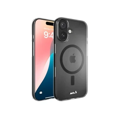 Abbildung von Mous Hülle für iPhone 16 MagSafe Kompatibel Durchsichtig Case Super Thin 2.0 Transparent Kristallklares und Schlankes Design