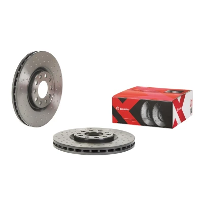 Abbildung von BREMBO 09.D209.1X Bremsscheibe 305 28 5 gelocht/innenbel. beschichtet JEEP: Renegade SUV, Compass, FIAT: 500X