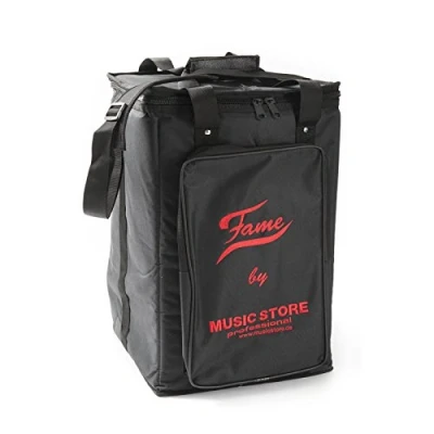 Abbildung von Fame Cajon Bag Travel, Rucksack Percussion Tasche, Nylon, Gepolstert, 31x32x50 cm, Komfortabler Transport, Wasserabweisend, Extra starker Reißverschluss