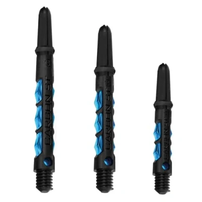 Abbildung von Harrows Dartschäfte Carbon ST Schäfte mit Pyramidenringen, Tweenie, Aqua Blue