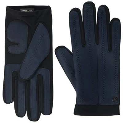Abbildung von Roeckl Herren Sporty Casual Conductive Handschuhe, Blau (Indigo 570), 8.5