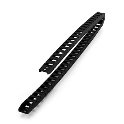 Abbildung von QWORK Kabelschleppkette, Energiekette, 10mm x 20mm, für 3D Drucker, CNC Werkzeugmaschinen, elektronische Geräte, Schwarz, 1M