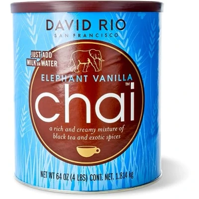 Abbildung von David Rio Chai Elephant Vanilla aus San Francisco, Pappwickeldose (1 x 1814 g)