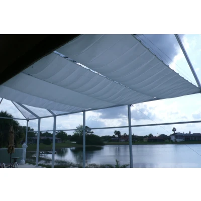 Abbildung von Floracord Sonnensegel &quot;Bausatz Universal&quot;, BxT: 330x140 cm, silbergrau