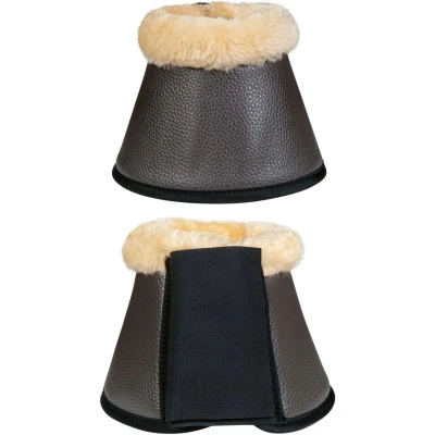 Abbildung von HKM Hufglocken Comfort Premium Fur Dunkelgrau Warmblut