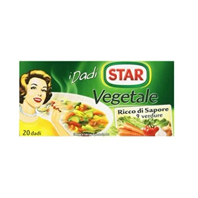 Abbildung von Star: &quot;Il Mio Dado pflanzlichen&quot; gefertigt Bouillon Cubes, Gemüse Geschmack, 20 Stück je 10 g [Italienische Import]