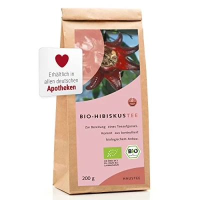 Abbildung von Weltecke Bio Hibiskus Tee lose 200 g In Deutschland kontrolliert &amp; hergestellt Getrocknete Blüten frisch abgefüllt Fruchtig aromatischer Entspannungstee Hibiscus Tea