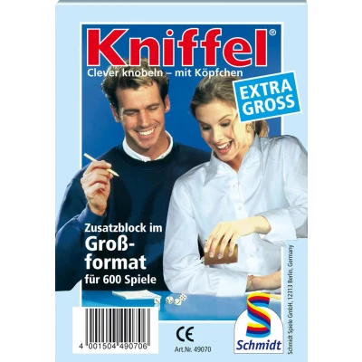 Abbildung von Schmidt Spiele Spiel, 1 Kniffelblock Großformat für 600 49070