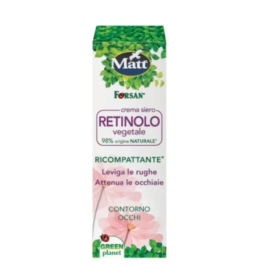 Abbildung von Matt, Retinol Serum Creme, pflanzlich, Augenkontur, straffende glättet Falten und mildert Augenringe, weiche leichte geeignet für normale empfindliche Haut, 30 ml
