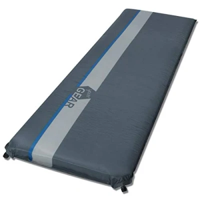 Abbildung von yourGEAR Isomatte ISO 700 selbstaufblasbare 200x63x7 cm wasserdichte Thermo Matte Luftmatratze Luftbett