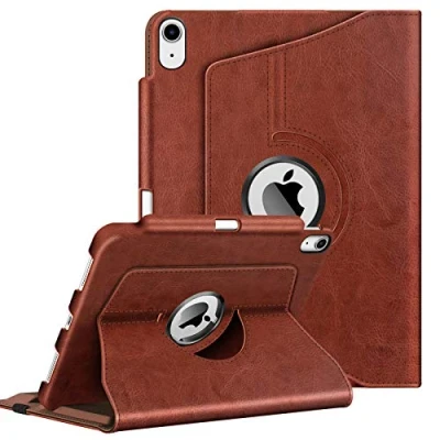 Abbildung von Fintie iPad Air 4 27,7 cm (11 Zoll) 2020 Hülle mit Stifthalter, unterstützt 2. Generation, um 360 Grad drehbare automatischer Sleep/Wake Funktion für 4. Braun