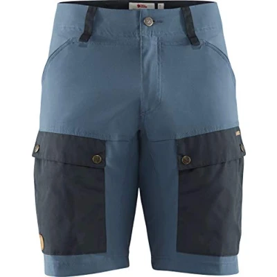 Abbildung von Fjallraven Keb Shorts M, kurze Hose mit zwei Taschen. Herren, Blau (Dunkelblau / Hellblau), 44