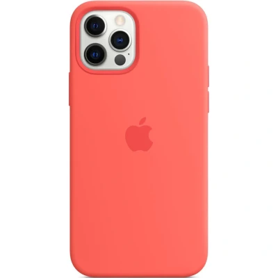 Abbildung von Apple Silikon MagSafe Hülle iPhone 12 / Pro Pink Citrus ✅ MHL03ZM/A