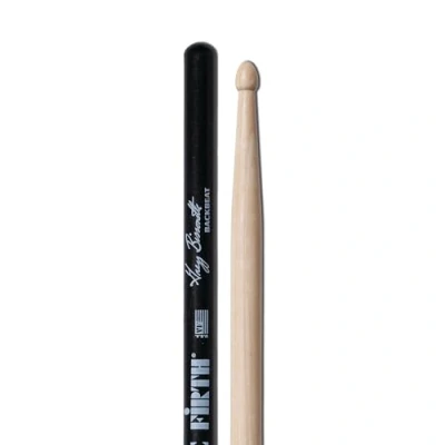 Abbildung von Vic Firth VFSGB2 Gregg Bissonette Back Beat Signature American Hickory Wood Tip Drumsticks