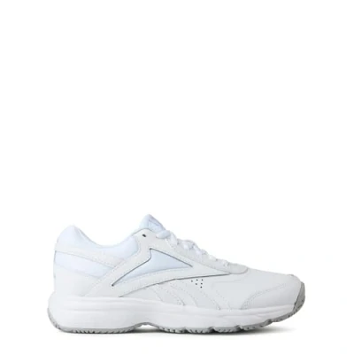 Abbildung von Reebok WORK N Cushion Walkingschuh, Damen, Größe: 37, White/cold grey Leder und textil