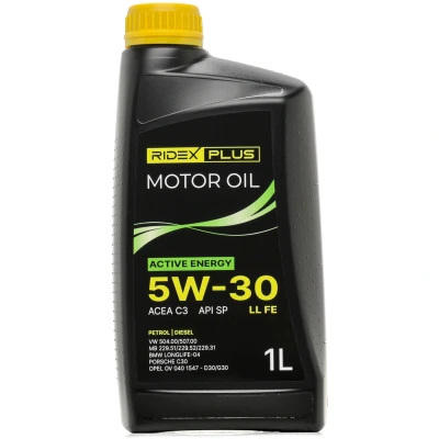 Abbildung von Ridex Plus Active Energy LL FE 5W 30 1l Motoröl 1862O0020P VOLKSWAGEN: Golf 4 Schrägheck, 7 5 Schrägheck
