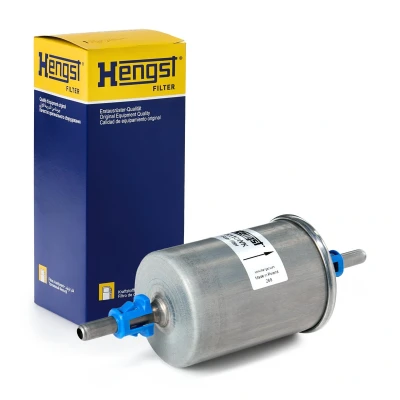 Abbildung von HENGST FILTER H110WK Kraftstofffilter Leitungsfilter OPEL: Vectra B Limousine, Tigra Twintop, Astra G CC, VOLKSWAGEN: Polo IV Schrägheck
