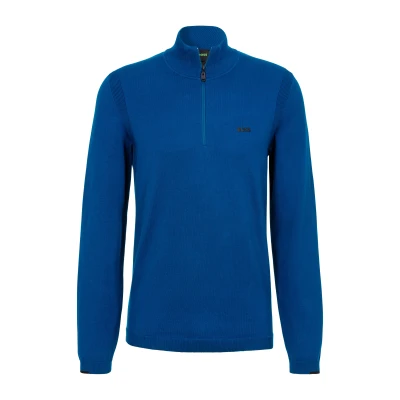 Abbildung von BOSS EVER Strickpullover, Herren, Größe: Large, Open blue