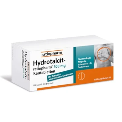 Abbildung von Hydrotalcit ratiopharm 500 mg 100 St